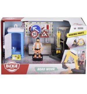 Детски игрален комплект Dickie Toys - Пътни ремотни