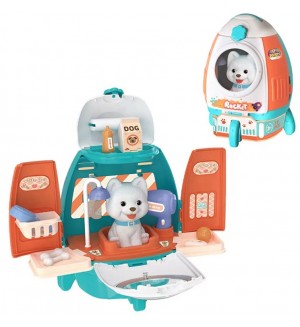 Детски игрален комплект Raya Toys - Кученце в раница Детски игрален комплект Raya Toys - Кученце в раница