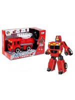 Детски камион Raya Toys - Трансформер, червен Детски камион Raya Toys - Трансформер, червен