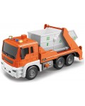 Детски камион Raya Toys - Truck Car, Сметовоз със звуки светлини, 1:16