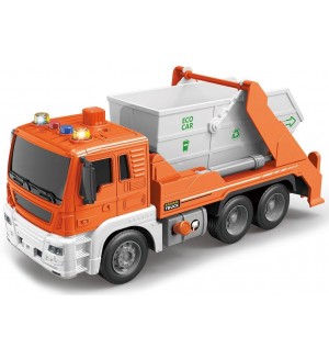 Детски камион Raya Toys - Truck Car, Сметовоз със звуки светлини, 1:16 Детски камион Raya Toys - Truck Car, Сметовоз със звуки светлини, 1:16