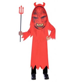 Детски карнавален костюм Amscan - Devil Big Head, 4-6 години Детски карнавален костюм Amscan - Devil Big Head, 4-6 години