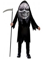 Детски карнавален костюм Amscan - Grim Reaper Big Head, 10-12 години Детски карнавален костюм Amscan - Grim Reaper Big Head, 10-12 години