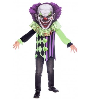 Детски карнавален костюм Amscan - Страшен клоун, 10-12 години Детски карнавален костюм Amscan - Страшен клоун, 10-12 години