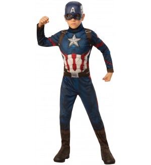 Детски карнавален костюм Rubies - Avengers Captain America, размер L