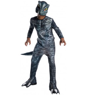 Детски карнавален костюм Rubies - Велосираптора Блу, размер L Детски карнавален костюм Rubies - Велосираптора Блу, размер L