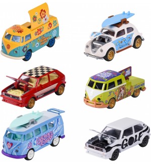 Детски колички Majorette VW The Originals - Deluxe Cars, асортимент
