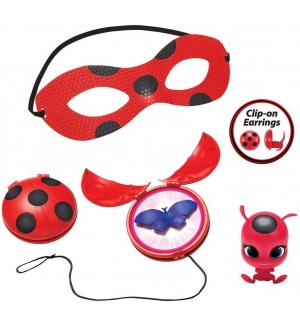 Детски комплект Playmates Miraculous - Ladybug, маска с принадлежности