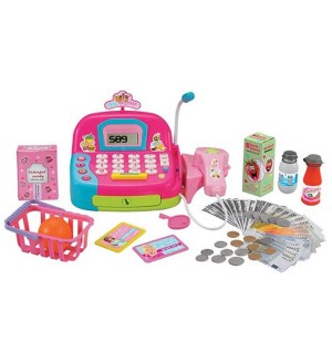 Детски комплект Raya Toys - Касов апарат на батерии Детски комплект Raya Toys - Касов апарат на батерии