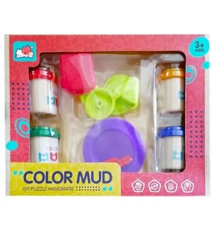 Игрален комплект Raya Toys - Моделин с форми