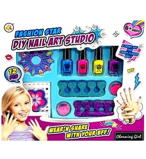 Детски комплект Raya Toys - За маникюр, 12 части 