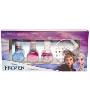 Детски комплект за маникюр Lorenay - Frozen, 4 части