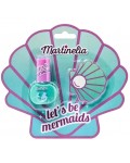 Детски комплект за нокти Martineli - Let's Be Mermaids, 2 броя