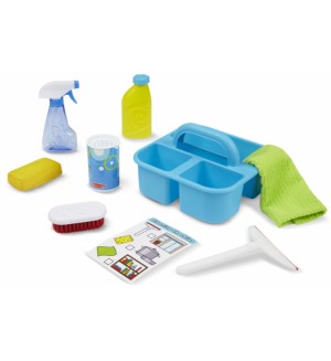 Детски комплект за почистване Melissa & Doug, 9 части