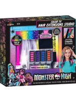 Детски комплект за разкрасяване Cra-Z-Art - Цветни прически с удължители за коса, Monster High