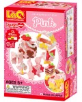 Детски конструктор 10 в 1 LaQ Sweet Collection - Mini Pink, 62 части