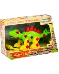 Детски конструктор Polesie Toys - Динозавър Стегозавър