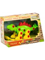 Детски конструктор Polesie Toys - Динозавър Стегозавър