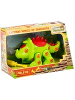 Детски конструктор Polesie Toys -  Динозавър Трицератопс 