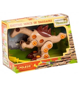Детски конструктор Polesie Toys -  Динозавър Велоцираптор 