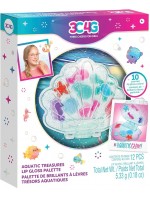 Детски козметичен комплект 3C4G - Палитра с гланцове за устни, Aquatic Treasures