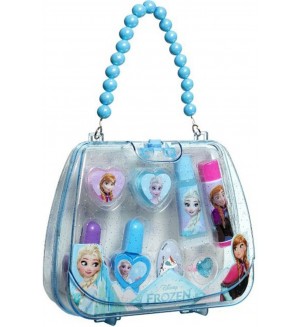 Детски козметичен комплект Air Val - Frozen, в чантичка