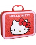 Детски козметичен комплект Air Val - Hello Kitty, в куфарче