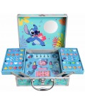 Детски козметичен комплект Air Val - Stitch, в куфарче на две нива