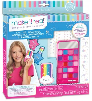 Детски козметичен комплект Make it Real - Гримове и лак за нокти