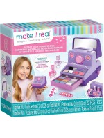 Детски козметичен комплект Make it Real - Instant Glam Cosmetic Case, 23 части