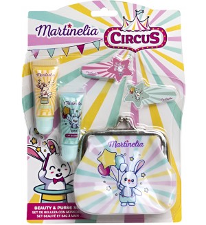 Детски козметичен комплект Martinelia Circus - Портмоне, 5 части