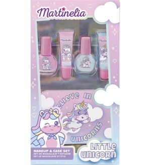 Детски козметичен комплект Martinelia Little Unicorn - С метална кутия