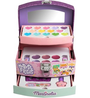 Детски козметичен комплект Martinelia My Best Friends - Куфарче на три нива Детски козметичен комплект Martinelia My Best Friends - Куфарче на три нива