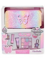 Детски козметичен комплект Martinelia - Shimmer Wings, с несесер, 8 части