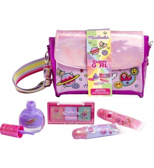 Детски козметичен комплект Martinelia Super Girl - Чанта с гримове Детски козметичен комплект Martinelia Super Girl - Чанта с гримове