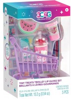 Детски козметичен комплект за устни 3C4G - Tiny Treats Trolley, 5 части