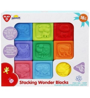 Детски кубчета PlayGo - Пирамида