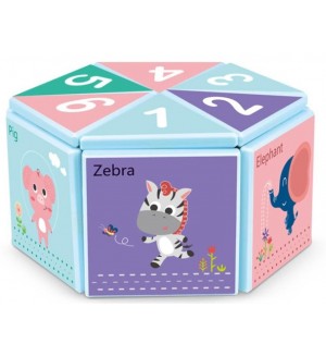 Детски магнитен пъзел Raya Toys - 16 елемента Детски магнитен пъзел Raya Toys - 16 елемента