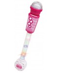 Детски микрофон Bontempi - Със светлини и звуци, розов