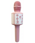 Детски микрофон Raya Toys - с Bluetooth колонка, розов
