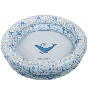 Детски надуваем басейн Little Dutch Ocean Dreams - Blue, 80 cm Детски надуваем басейн Little Dutch Ocean Dreams - Blue, 80 cm