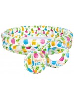 Детски надуваем комплект Intex - Pineapple/Fishbowl, 132 x 28 cm Детски надуваем комплект Intex - Pineapple/Fishbowl, 132 x 28 cm