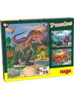 Детски пъзел 3 в 1  Haba - Динозаври Детски пъзел 3 в 1  Haba - Динозаври