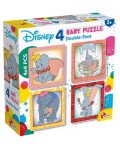 Детски пъзел 4 в 1 Lisciani Giochi - Disney Classic, Dumbo