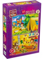 Детски пъзел Art Puzzle 2 в 1 - Летни забавления