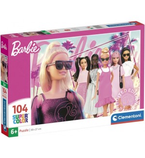 Детски пъзел Clementoni от 104 части - Барби (вариант 1)