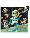 Детски пъзел Djeco - Космическа станция, 54 части