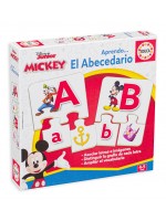Детски пъзел Educa - Азбуката на Мики и приятели