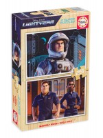 Детски пъзел Educa от  2 х 25 части - Светлинна година