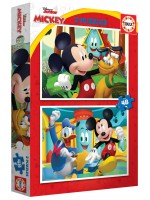 Детски пъзел Educa от 2 х 48 части - Мики Маус в забавната къща Детски пъзел Educa от 2 х 48 части - Мики Маус в забавната къща
